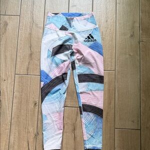 Adidas Women Pastel Swirl Leggings